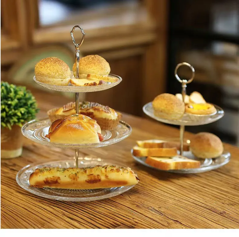 لحفلات الشاي وحفلات الزفاف ودش عرض الحلوى يشمل أطباق -  Tea Parties Wedding Shower Dessert Display Includes Plates Plates