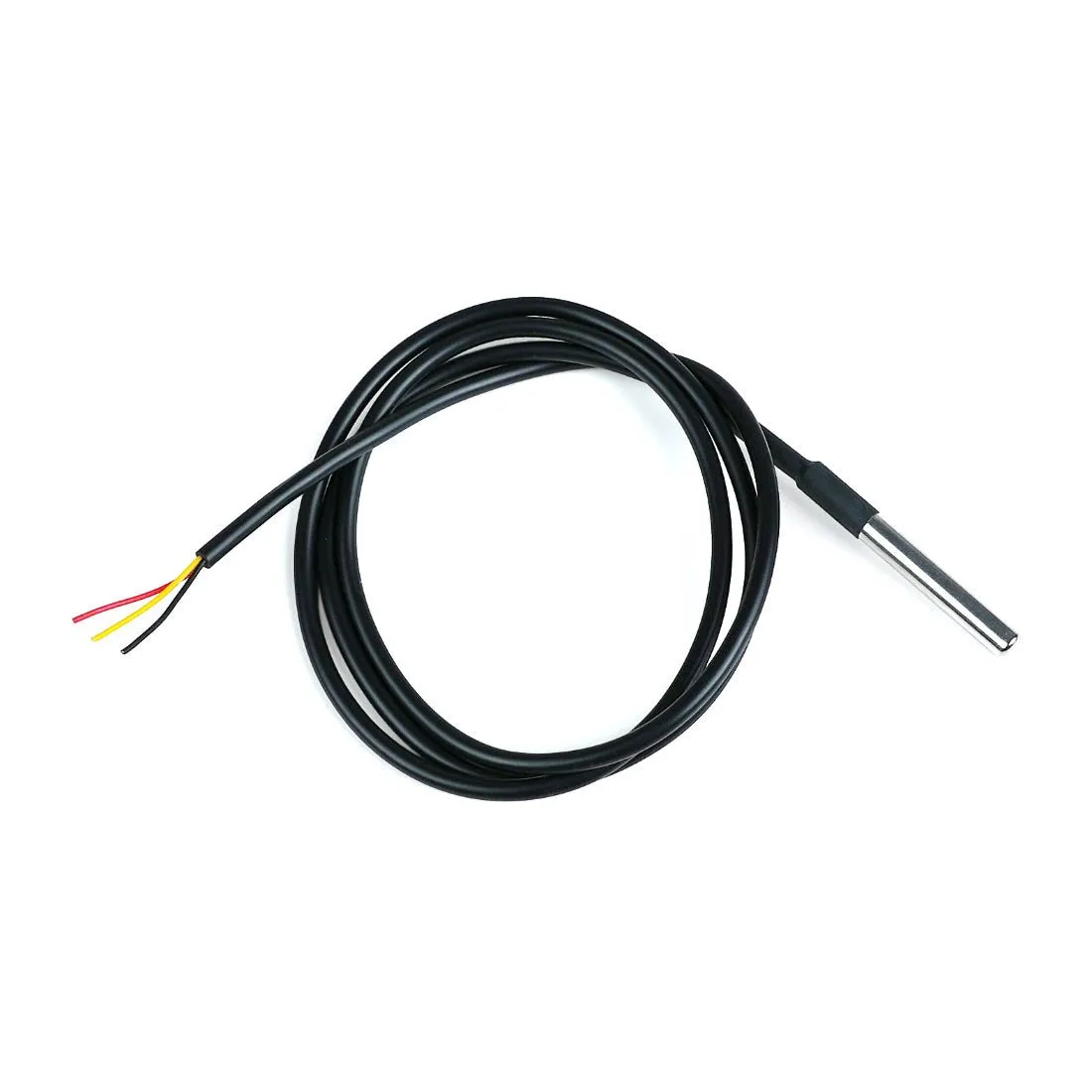 1-Wire Temperature Sensor - Waterproof, Stainless Steel - DS18B20