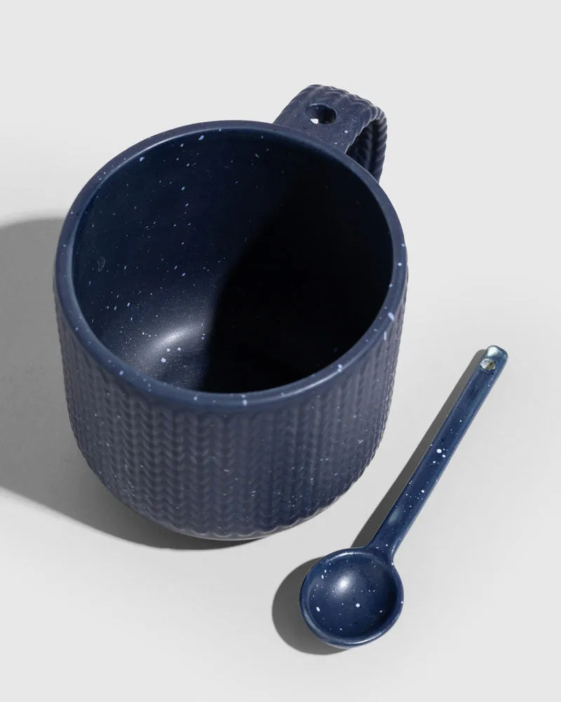 14 oz. Stoneware Spoon Mug