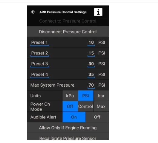ARB 4X4 | Compressor Pressure Control with App (830001)