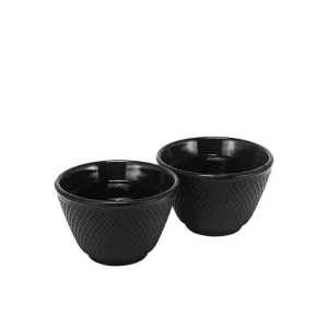 Avanti Hobnail Cast Iron Teacups Set of 2