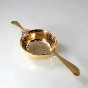 'Birks' Solid Gold Tea Strainer |