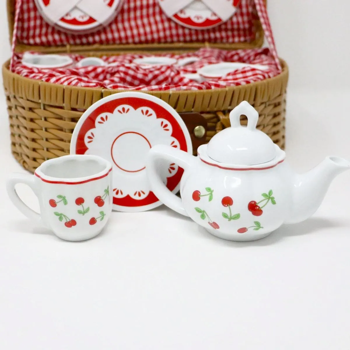 Cherry Mini Porcelain Tea Set