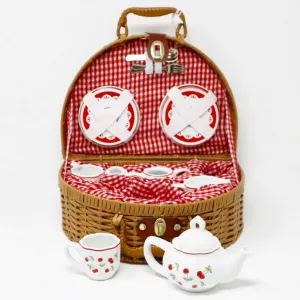Cherry Mini Porcelain Tea Set