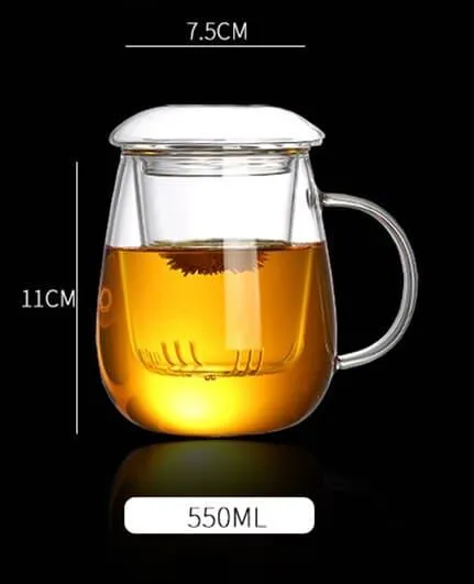 Chinese Style Glass Tea Mug