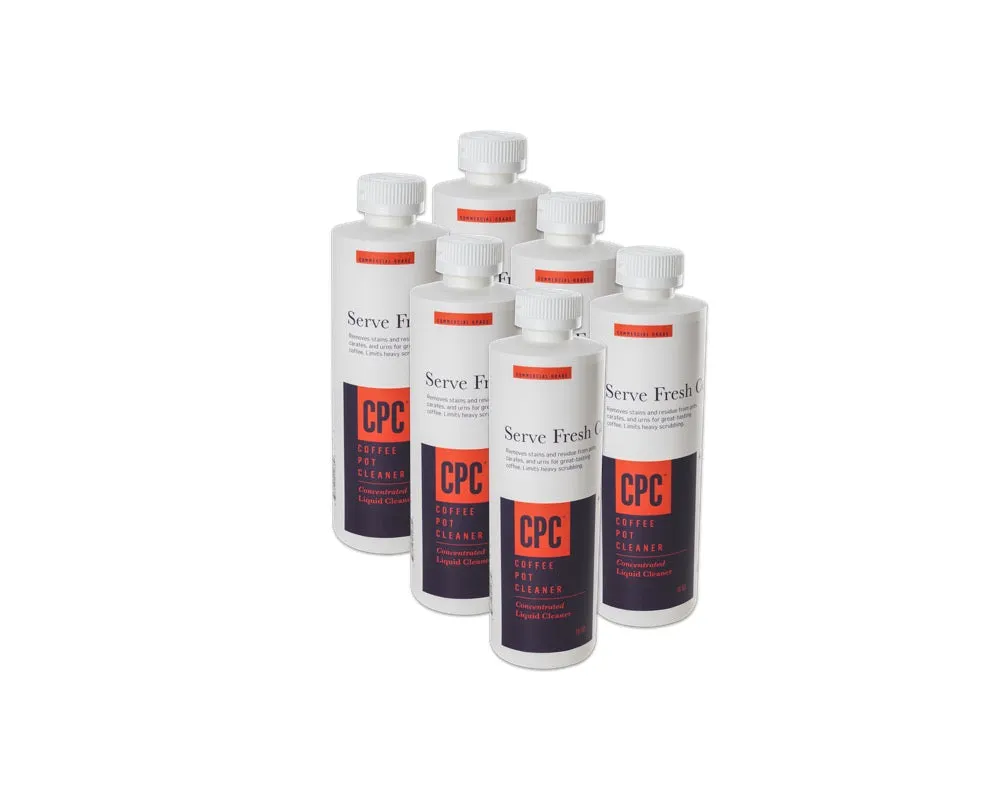 Coffee Pot Cleaner, 16 oz, Case of 6