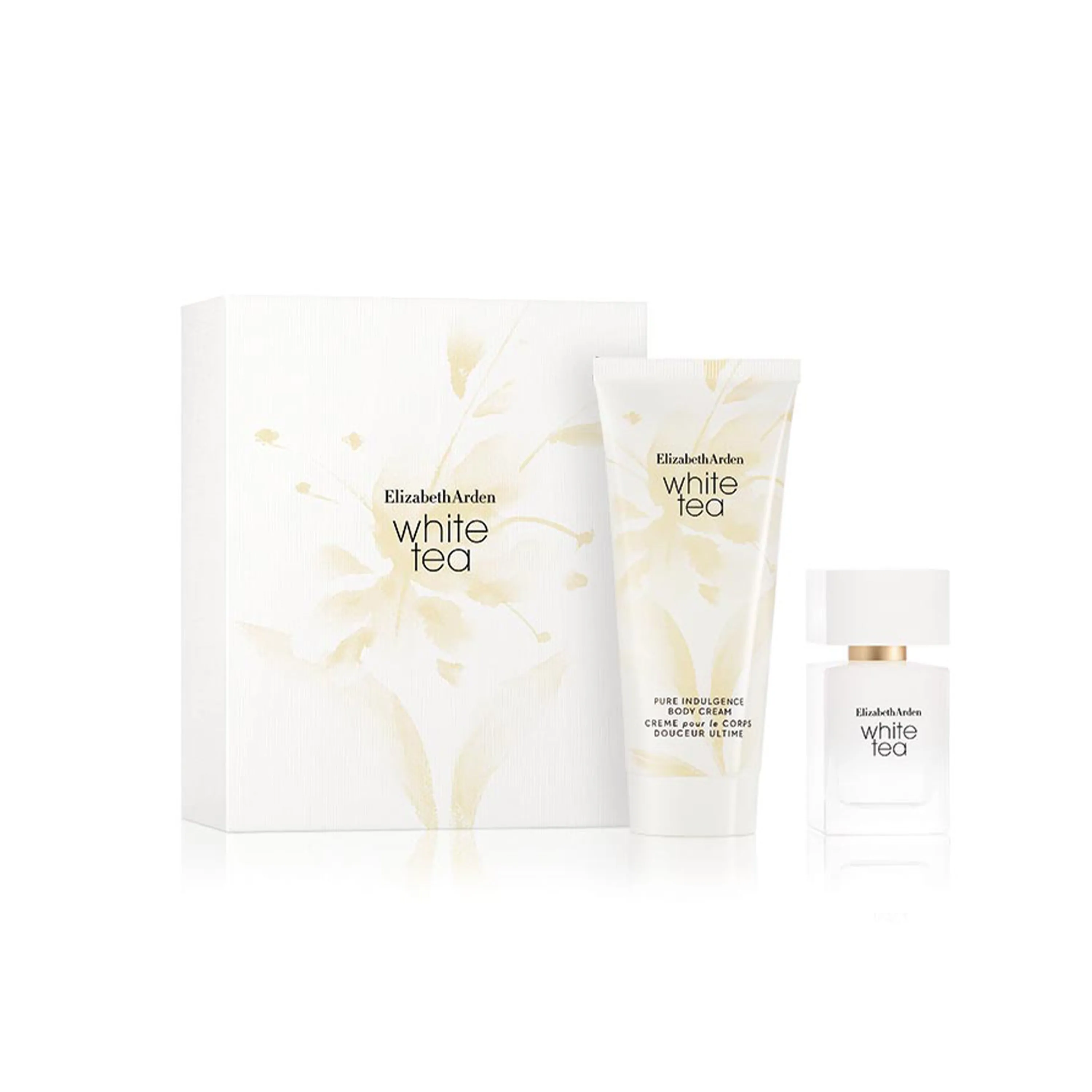 Coffret Eau de Toilette White Tea, Eau de Toilette Vaporisateur 30ml, Crème Corps 100ml