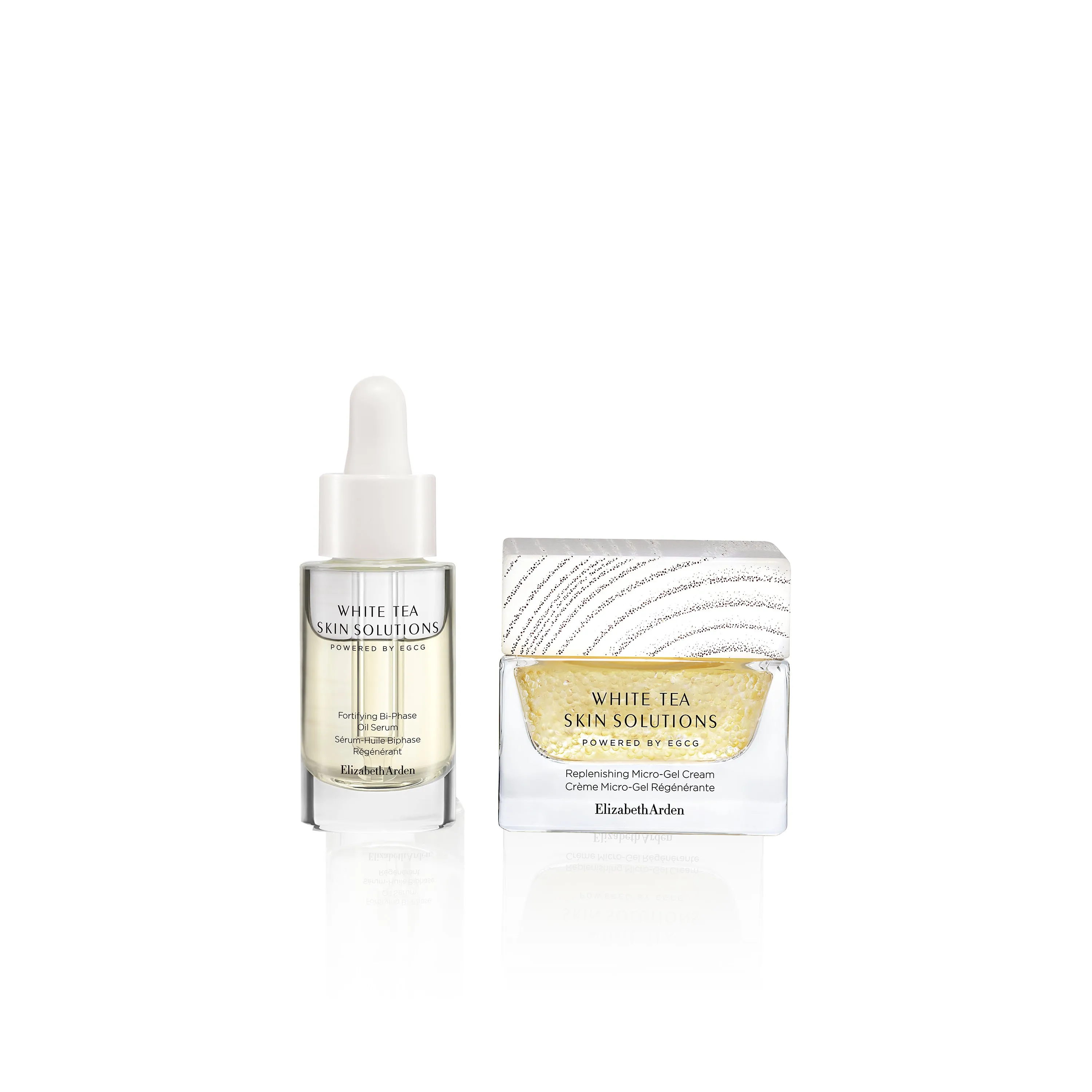 Coffret White Tea Skin Solutions  3 étapes, Nettoyant Purifiant, Crème, Sérum Régénérant