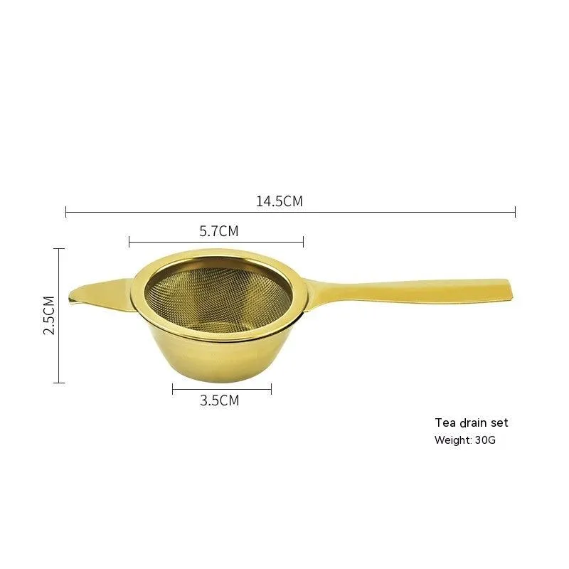 Creative 304 Does Not Stainless Steel Tea Strainers 2-piece Set