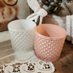 Diamond Glass Votive