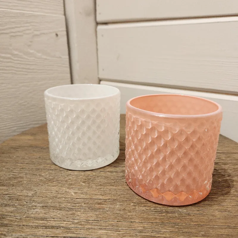 Diamond Glass Votive
