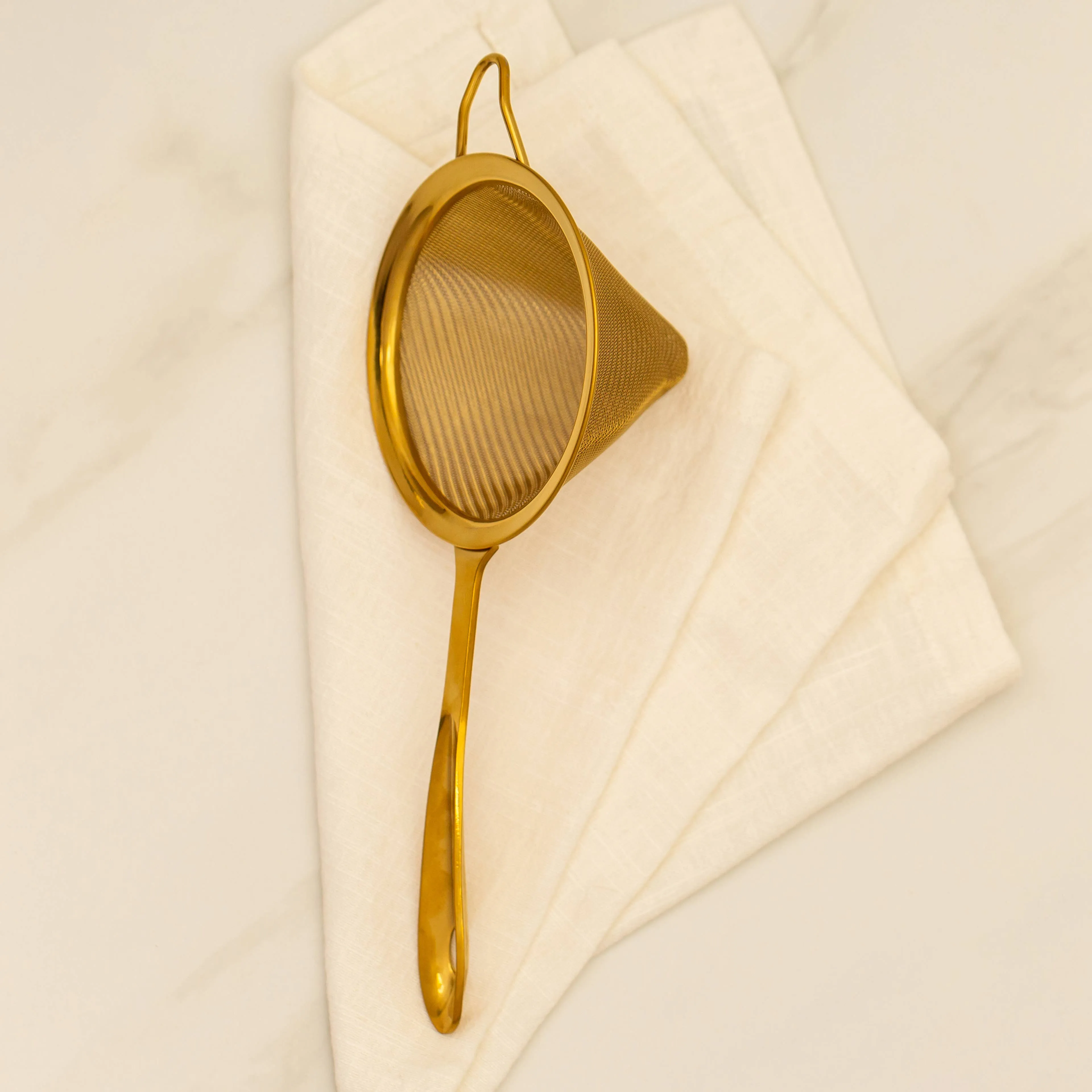 Fine Mesh Cocktail Strainer Gold