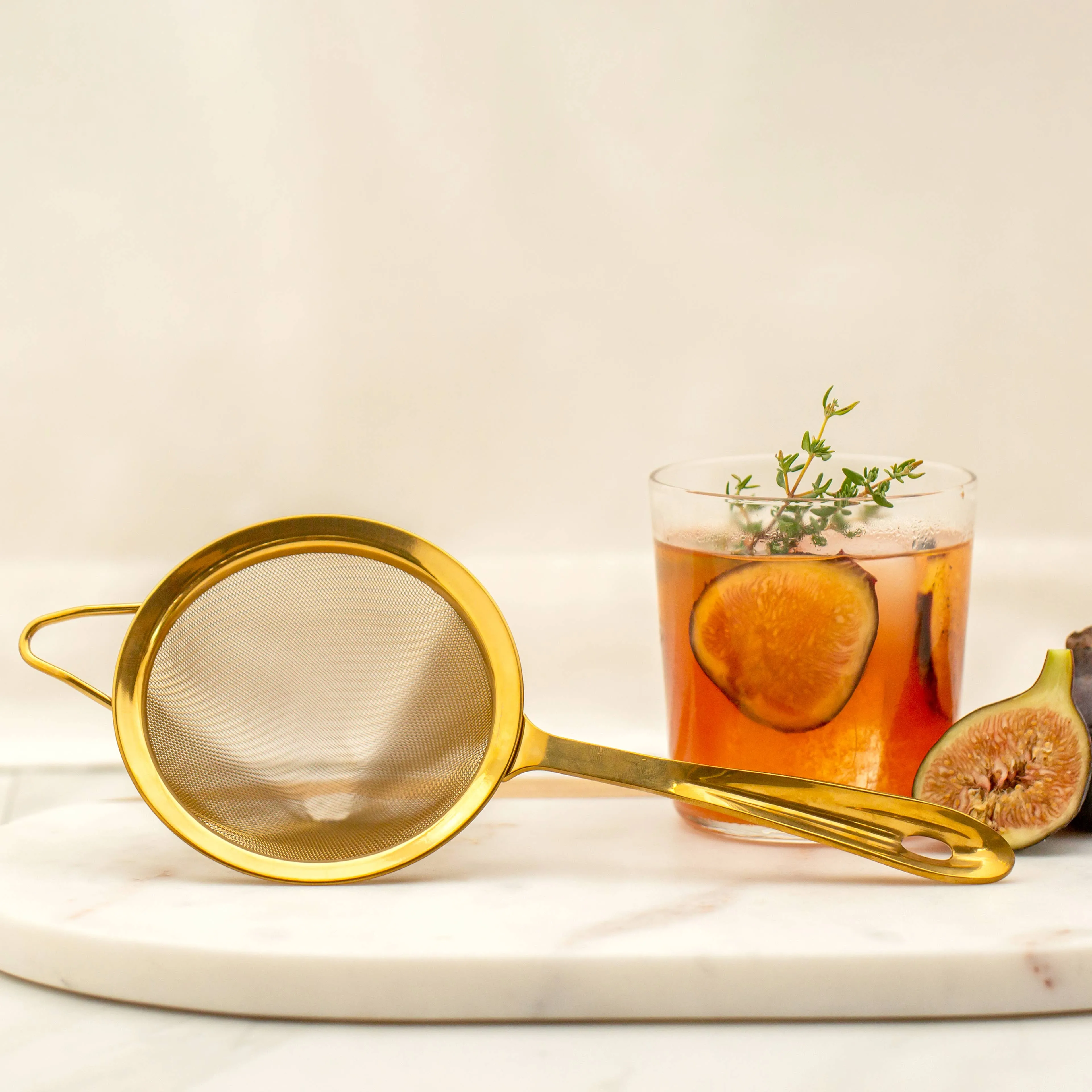 Fine Mesh Cocktail Strainer Gold