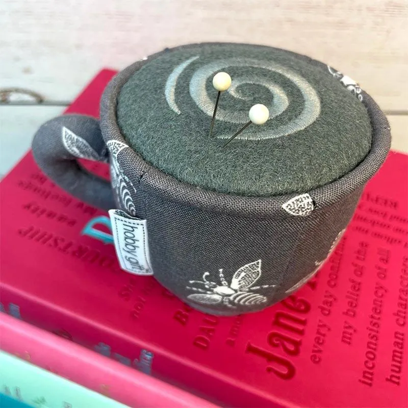 Jane Austen Sewing - Teacup Bees Pin Cushion