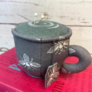 Jane Austen Sewing - Teacup Bees Pin Cushion