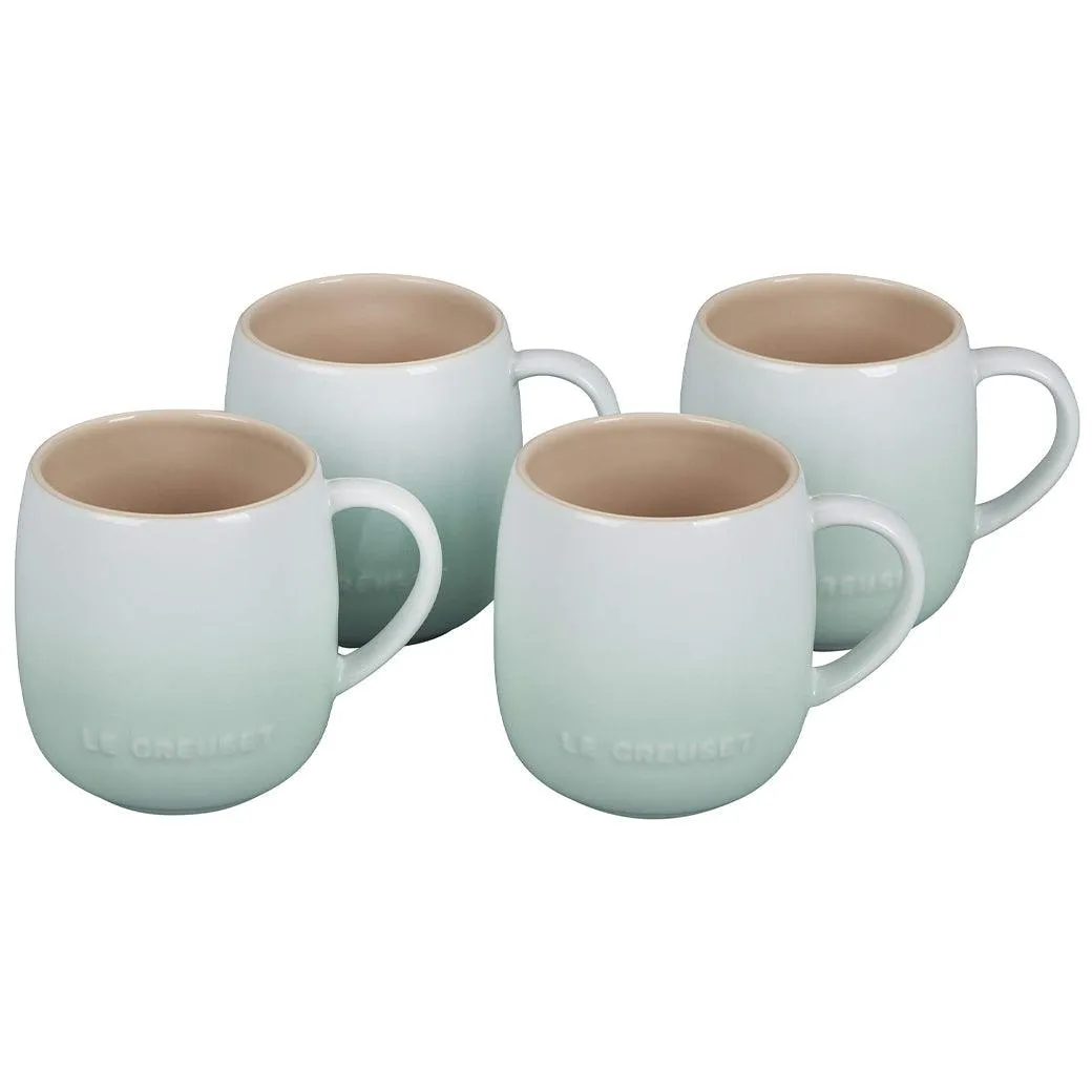 Le Creuset Stoneware Heritage Mugs 13 oz, Set of 4