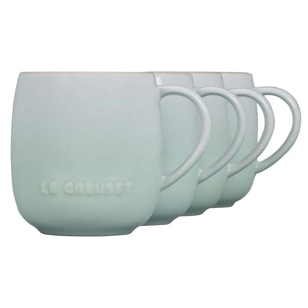 Le Creuset Stoneware Heritage Mugs 13 oz, Set of 4