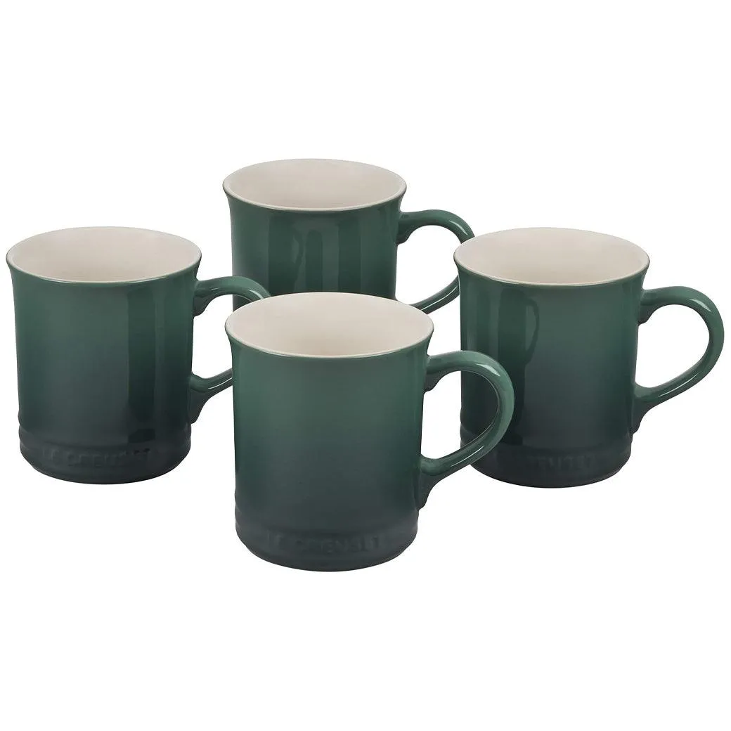 Le Creuset Stoneware Set of 4 (14 oz.) Mugs
