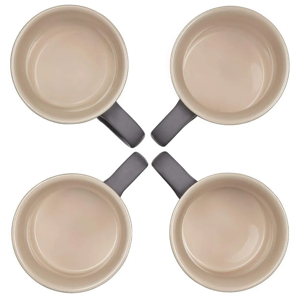 Le Creuset Stoneware Set of 4 (14 oz.) Mugs