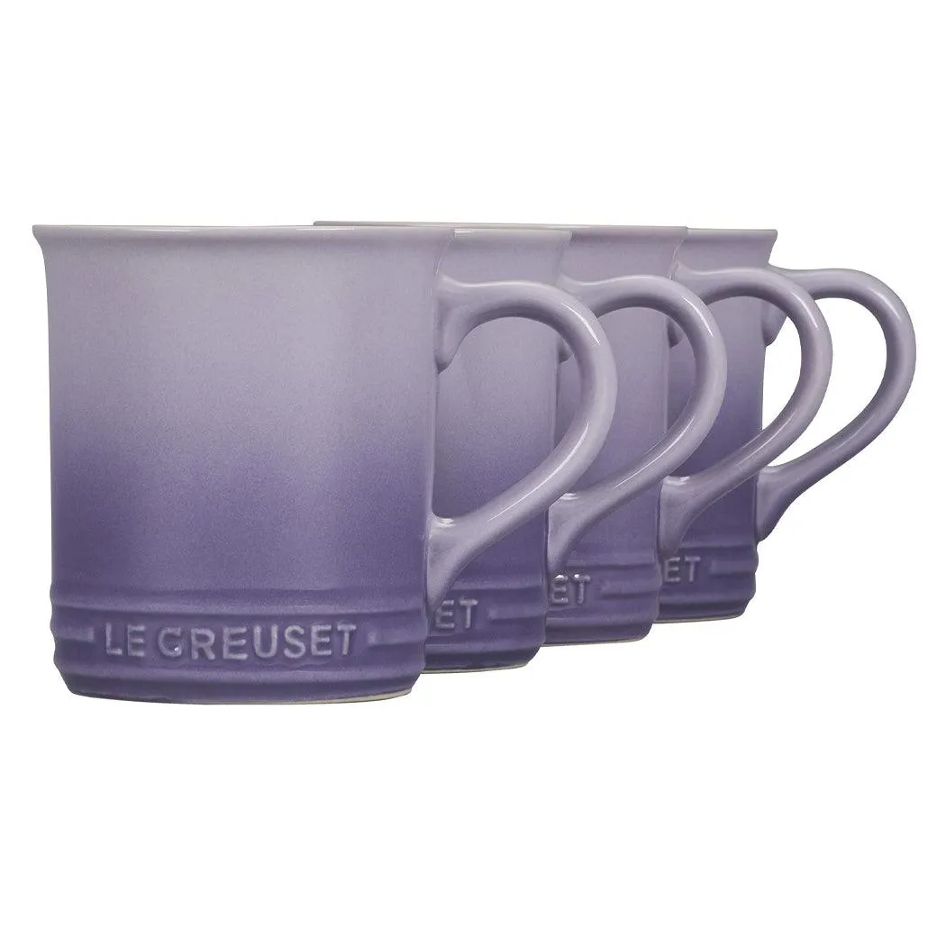 Le Creuset Stoneware Set of 4 (14 oz.) Mugs