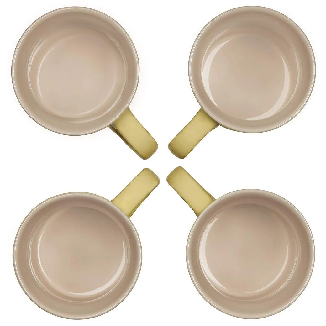 Le Creuset Stoneware Set of 4 (14 oz.) Mugs