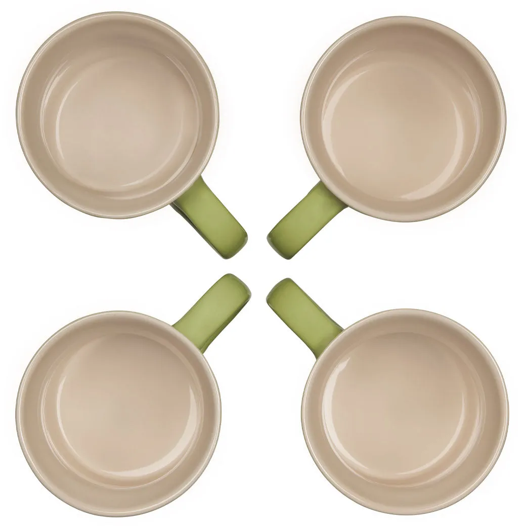 Le Creuset Stoneware Set of 4 (14 oz.) Mugs