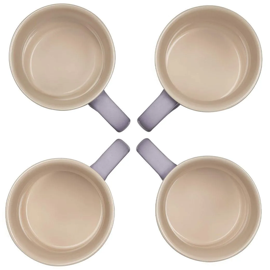 Le Creuset Stoneware Set of 4 (14 oz.) Mugs