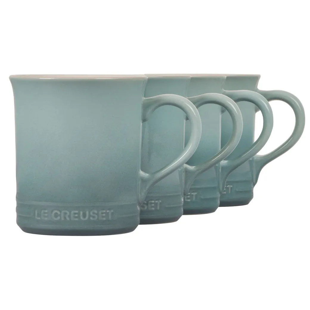 Le Creuset Stoneware Set of 4 (14 oz.) Mugs