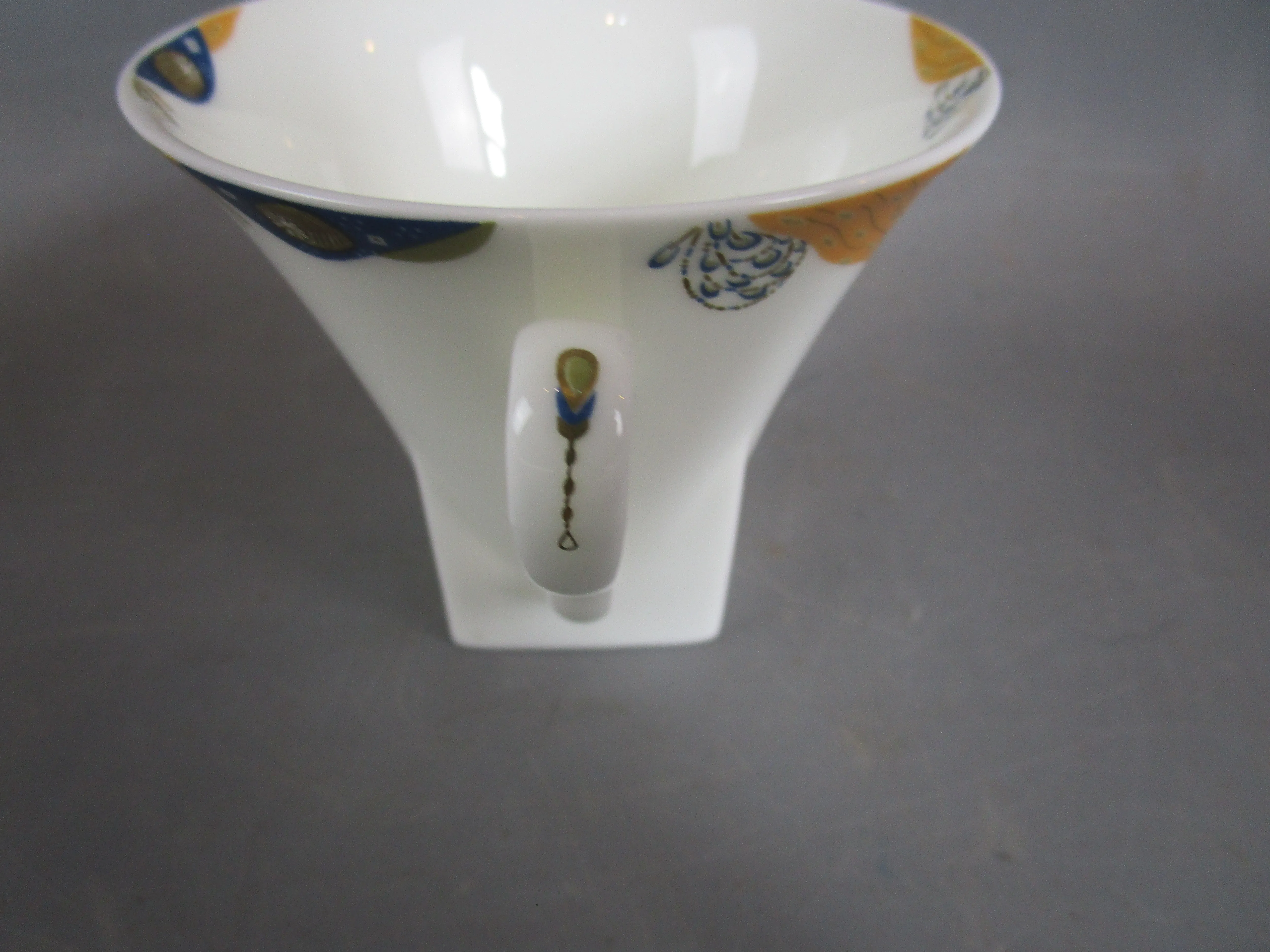 Lomonosov Imperial Porcelain Oriental Dance Cup And Saucer Vintage Art Deco c1930