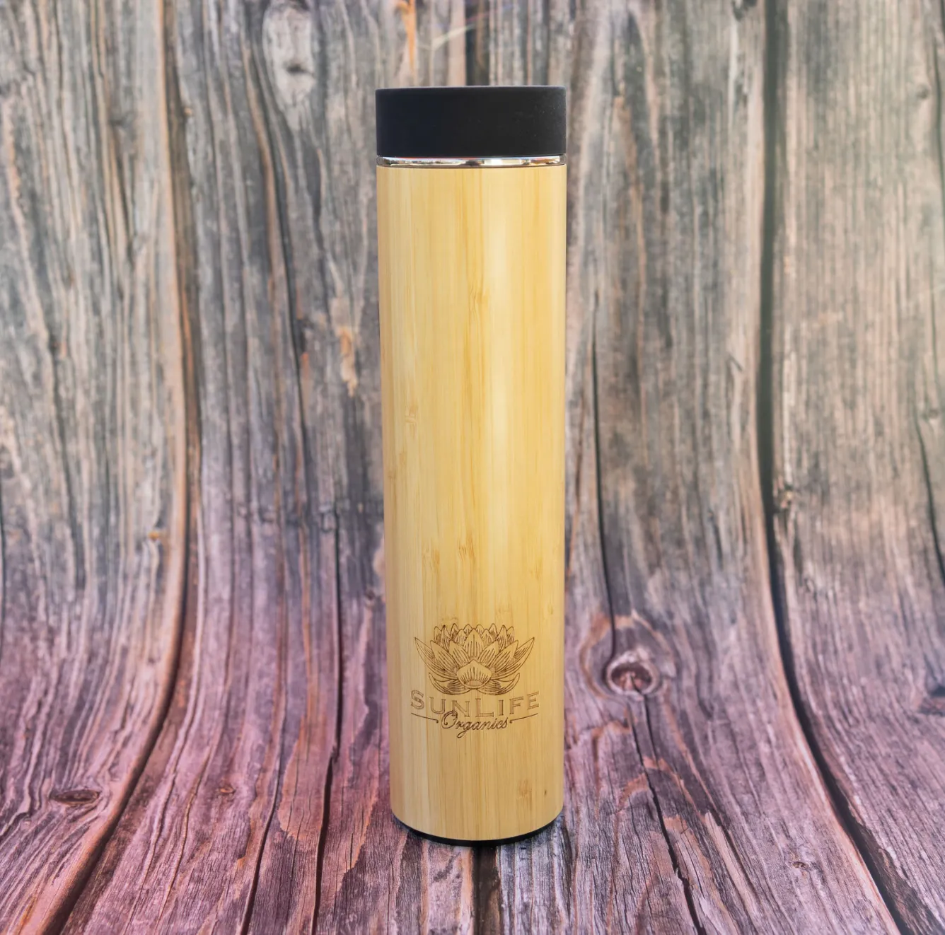 SunLife Bamboo Insulated Bottle