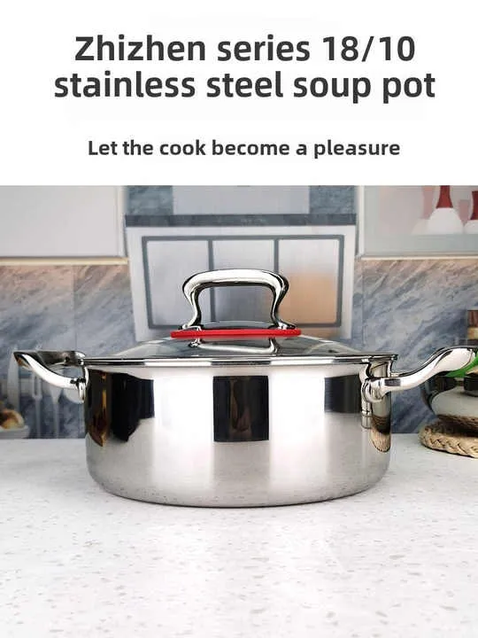 Thickened Stainless Steel Steamed-وعاء طهي بالبخار