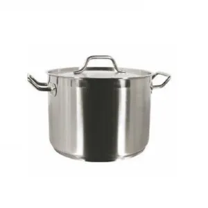 Thunder Group SLSPS100 100 Qt 18/8 Stainless Stock Pot W/ Lid