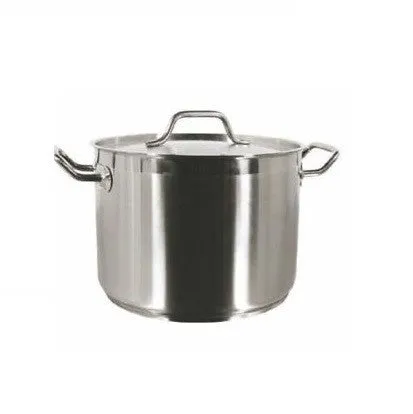 Thunder Group SLSPS100 100 Qt 18/8 Stainless Stock Pot W/ Lid