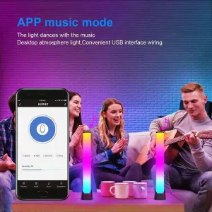 TUYA Smart APP Controls Symphony Sound Control Desktop Music Atmosphere Light